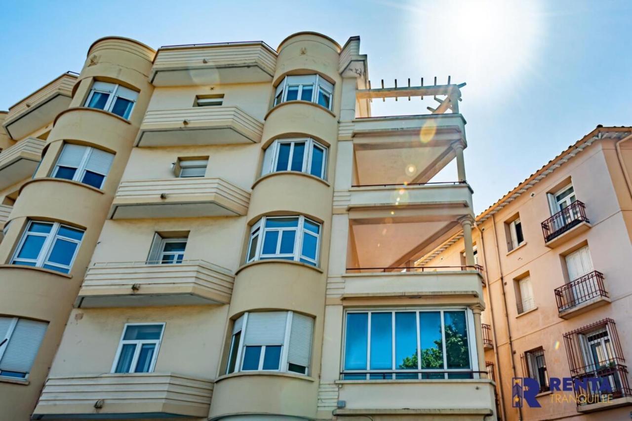 Appartement Sous le signe de l'art déco Vue magnifique à Perpignan Extérieur photo